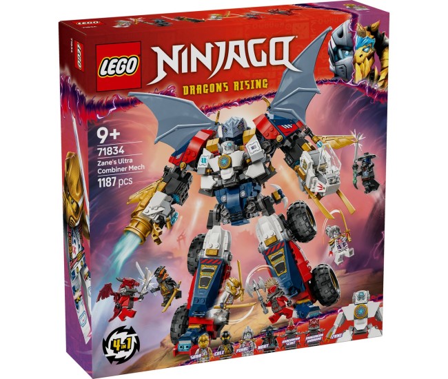 Lego ninjago ultrarobotul combinat al lui zane 71834 Lego ninjago ultrarobotul combinat al lui zane 71834