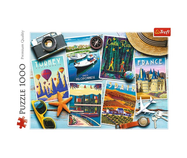 Puzzle trefl 1000 carti postale Puzzle trefl 1000 carti postale