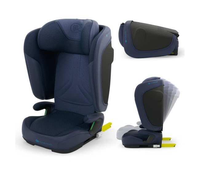 Scaun auto kinderkraft unity2 100-150 cm, navy Scaun auto kinderkraft unity2 100-150 cm, navy