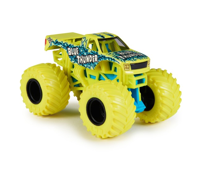 Monster jam masinuta metalica blue thunder scara 1 la 64 Monster jam masinuta metalica blue thunder scara 1 la 64