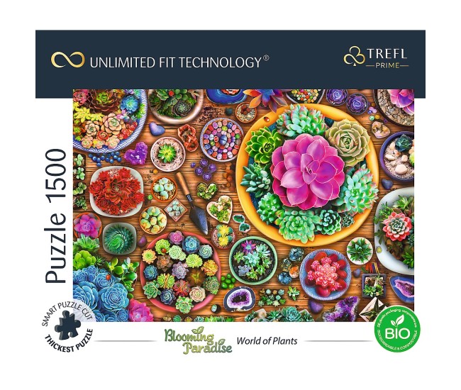 Puzzle trefl uft 1500 lumea plantelor
