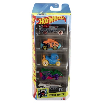 Set 5 masini hot wheels street beasts