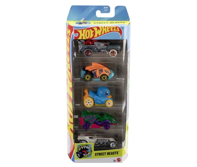Set 5 masini hot wheels street beasts