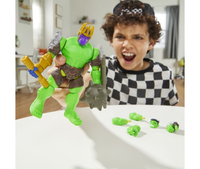 Marvel avengers mix mashers set figurina hulk 12cm si accesorii Marvel avengers mix mashers set figurina hulk 12cm si accesorii