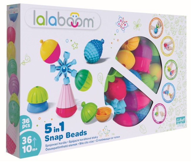 Lalaboom joc de dezvoltare bebe montessori 36 piese Lalaboom joc de dezvoltare bebe montessori 36 piese