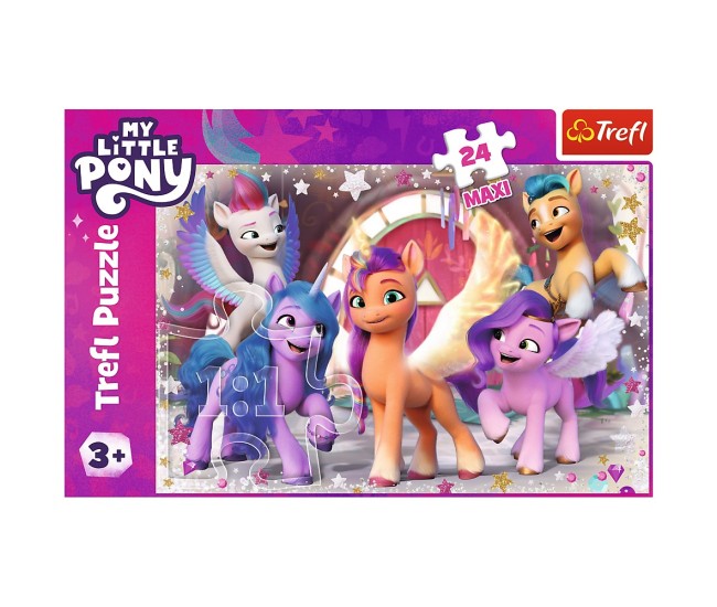Puzzle trefl 24 maxi my little pony o zi frumoasa Puzzle trefl 24 maxi my little pony o zi frumoasa