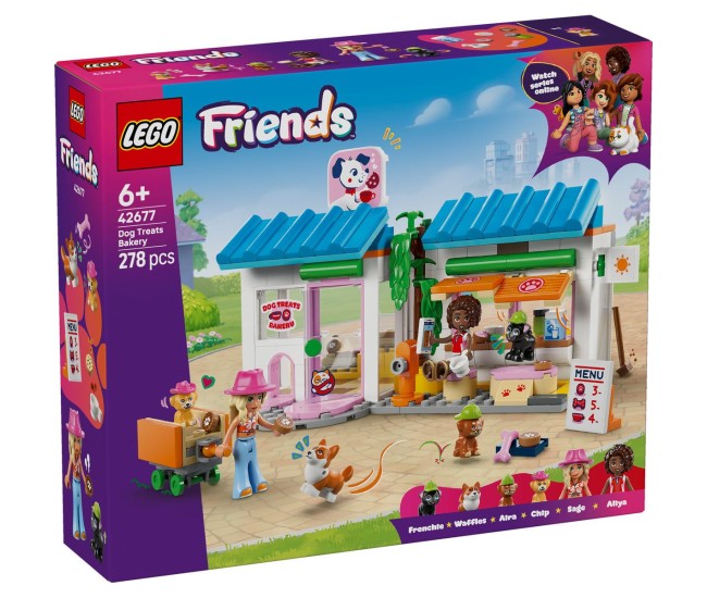 Lego firends brutarie cu bunatati pentru caini 42677
