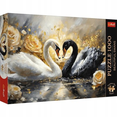 Puzzle trefl 1000 premium plus lebede frumoase Puzzle trefl 1000 premium plus lebede frumoase