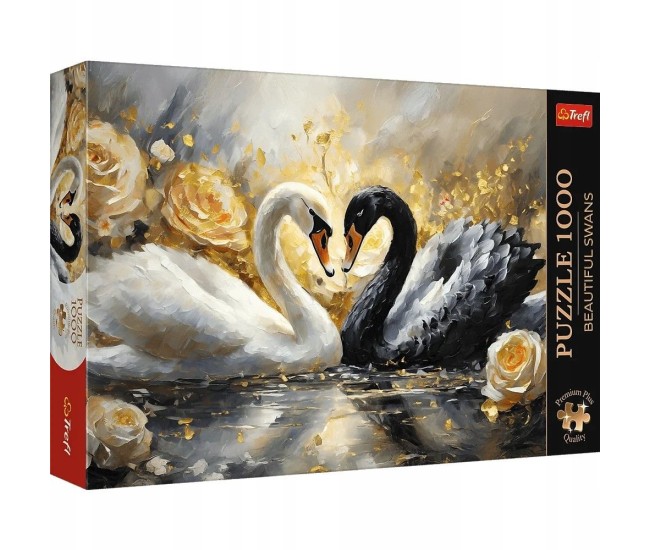 Puzzle trefl 1000 premium plus lebede frumoase Puzzle trefl 1000 premium plus lebede frumoase