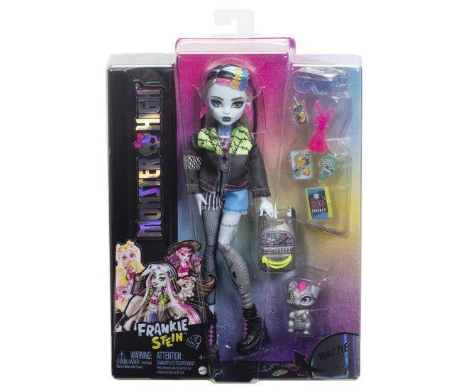 Monster high papusa frankie stein si animalut watzie Monster high papusa frankie stein si animalut watzie