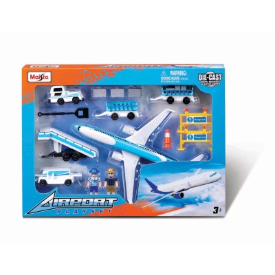 Maisto set aeroport avion alb