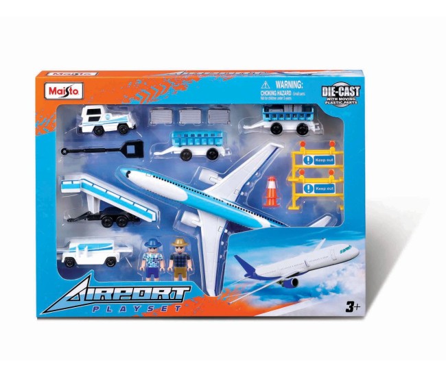 Maisto set aeroport avion alb