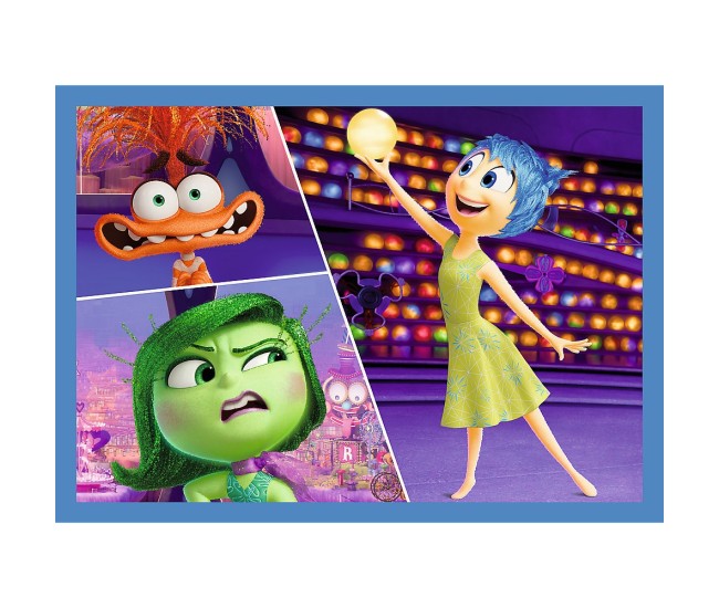 Puzzle trefl 4in1 disney inside out 2 o lume plina de emotii Puzzle trefl 4in1 disney inside out 2 o lume plina de emotii