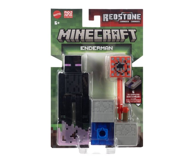 Minecraft craft a block figurina enderman 8cm
