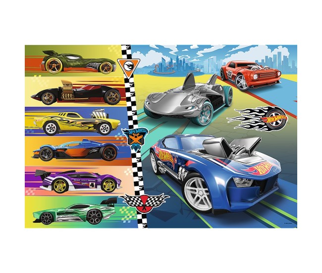 Puzzle trefl 24 maxi hot wheels masinile deosebite Puzzle trefl 24 maxi hot wheels masinile deosebite