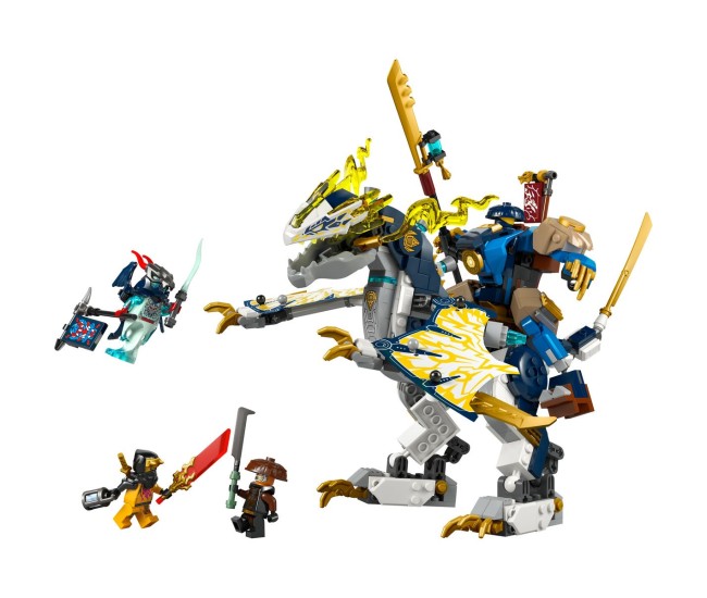 Lego ninjago robotul calaret de dragon a lui rogue 71843