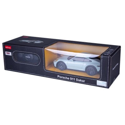 Masina cu telecomanda porsche 911 dakar cu scara 1 la 24