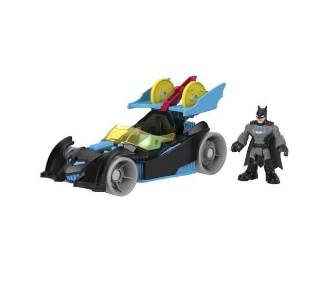 Fisher price imaginext dc super friends vehicul cu figurina batman cu costum gri Fisher price imaginext dc super friends vehicul cu figurina batman cu costum gri