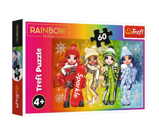 Puzzle trefl 60 rainbow high papusile jucause Puzzle trefl 60 rainbow high papusile jucause