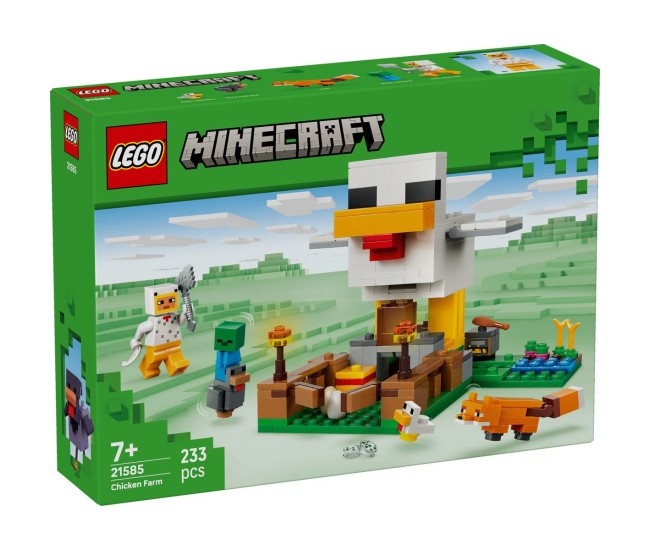 Lego minecraft ferma de pui 21585 Lego minecraft ferma de pui 21585