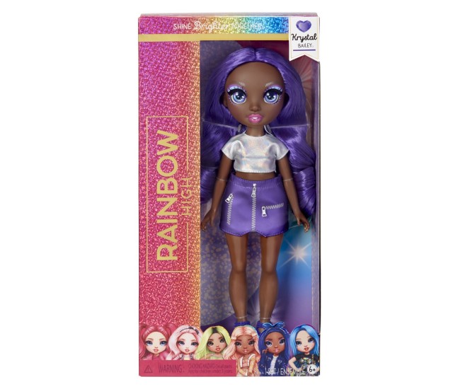 Rainbow high papusa fashionista krystal bailey