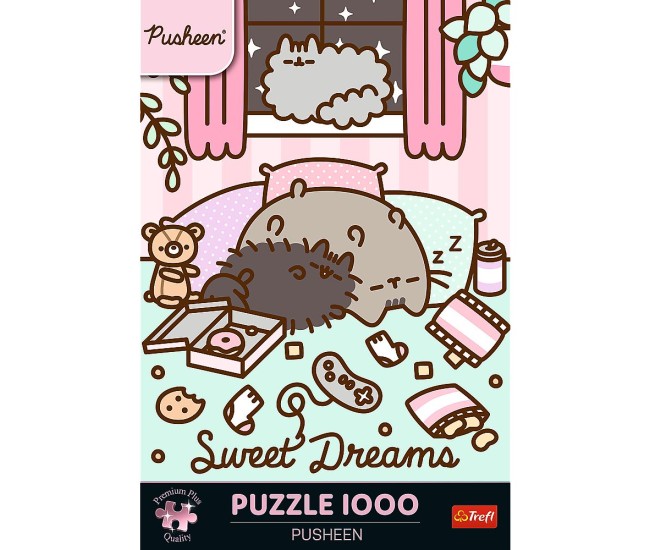 Puzzle trefl 1000 premium plus pusheen vise placute Puzzle trefl 1000 premium plus pusheen vise placute