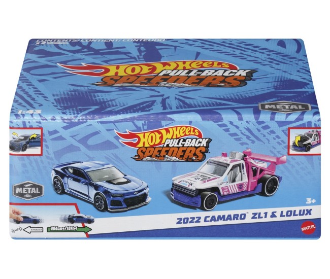 Hot wheels set 2 masinute metalice pull back camaro zl1 2022 si lolux 1:43 Hot wheels set 2 masinute metalice pull back camaro zl1 2022 si lolux 1:43