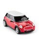 Masina cu telecomanda mini cooper rosie cu scara 1 la 24 Masina cu telecomanda mini cooper rosie cu scara 1 la 24