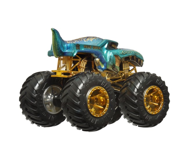 Hot wheels monster truck 50 bigfoot trophy champions masinuta mega wrex scara 1 la 64 Hot wheels monster truck 50 bigfoot trophy champions masinuta mega wrex scara 1 la 64