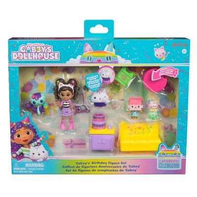 Gabbys dollhouse set figurine pentru ziua de nastere a lui cakey