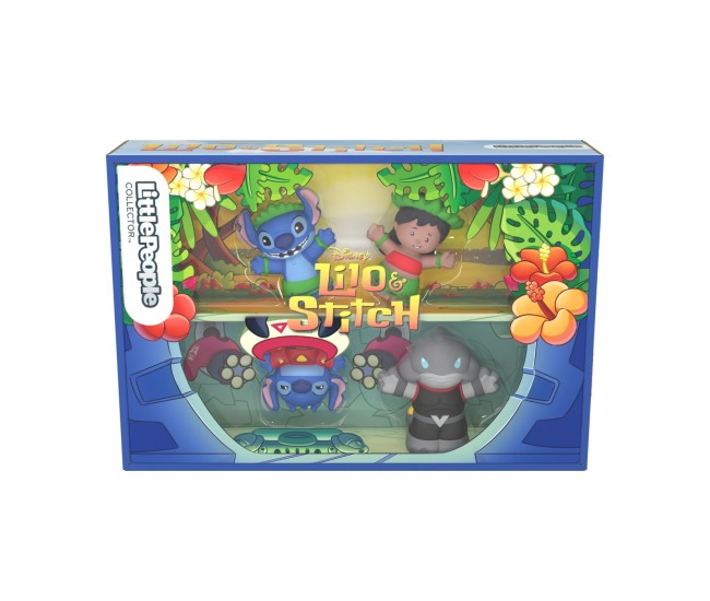 Fisher price little people collector disney lilo si stitch set 4 figurine Fisher price little people collector disney lilo si stitch set 4 figurine