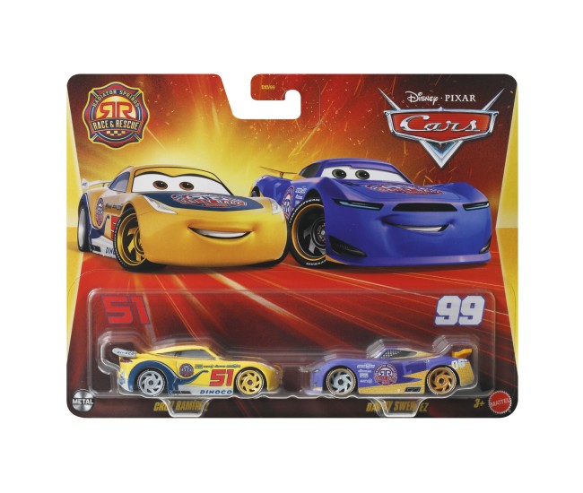 Cars3 set 2 masinute metalice cruz ramirez si danny swervez