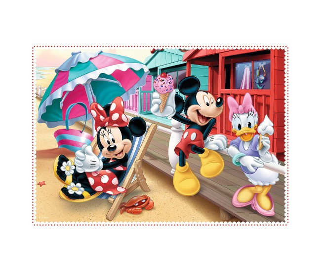 Puzzle trefl 4in1 minnie mouse si prietenii ei