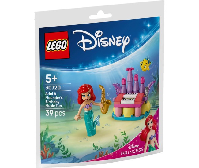 Lego disney princess distractie muzicala cu flounder de ziua de nastere a lui ariel 30720 Lego disney princess distractie muzicala cu flounder de ziua de nastere a lui ariel 30720