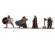 Set 5 nano figurine din metal dungeons dragons 4 cm Set 5 nano figurine din metal dungeons dragons 4 cm
