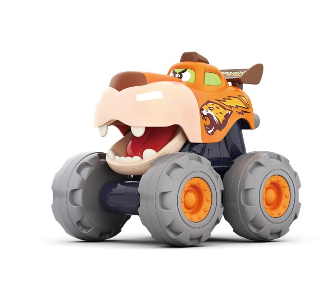 Masinuta bebe monster truck leopardul infuriat Masinuta bebe monster truck leopardul infuriat