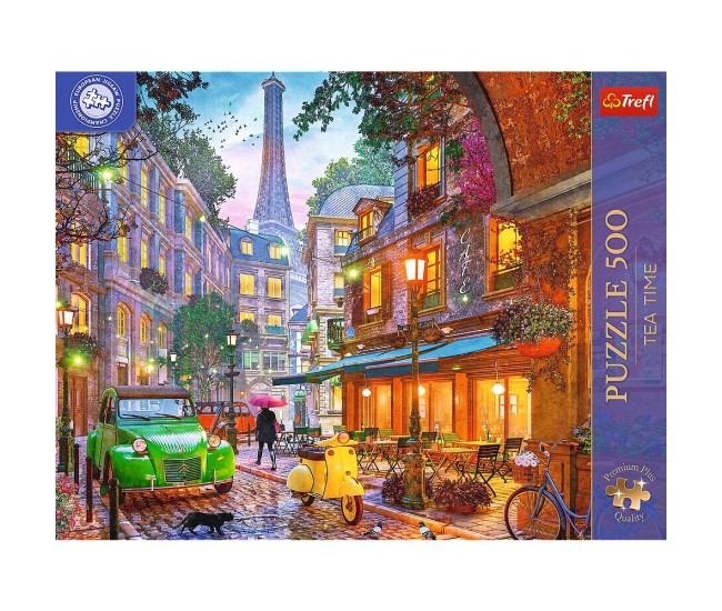 Puzzle trefl 500 premium plus tea time campionatul european cafenea din paris Puzzle trefl 500 premium plus tea time campionatul european cafenea din paris