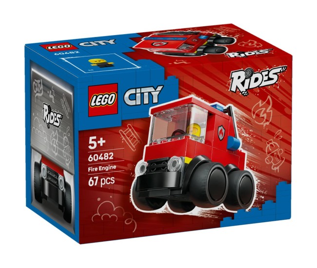Lego city vehicule camioneta de pompieri 60482