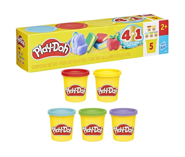 Play doh set 5 cutii plastelina Play doh set 5 cutii plastelina