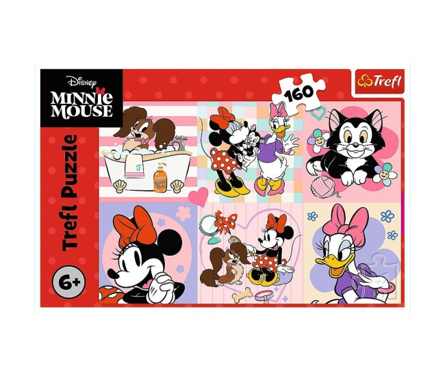 Puzzle trefl 160 disney ziua colorata a lui minnie