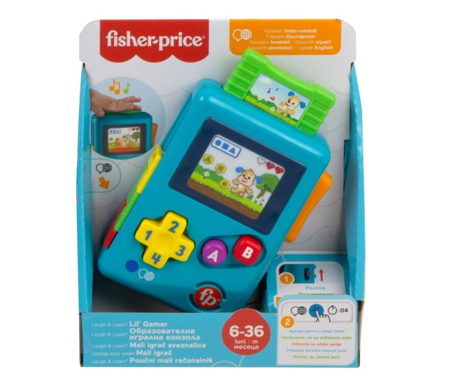 Fisher price laugh&learn consola de joc interactiva in limba romana Fisher price laugh&learn consola de joc interactiva in limba romana