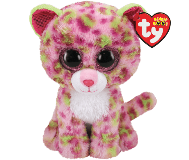 Plus ty 24cm leopard roz Plus ty 24cm leopard roz