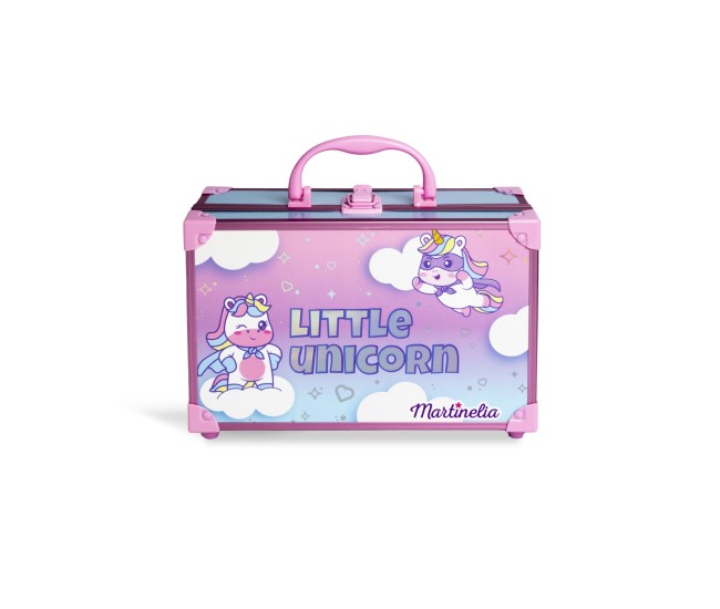 Martinelia little unicorn trusa make-up in servieta de metal Martinelia little unicorn trusa make-up in servieta de metal