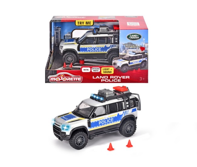 Majorette masina de politie land rover cu lumini si sunete Majorette masina de politie land rover cu lumini si sunete
