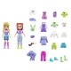 Polly pocket set 2 papusi si accesorii 27 piese Polly pocket set 2 papusi si accesorii 27 piese