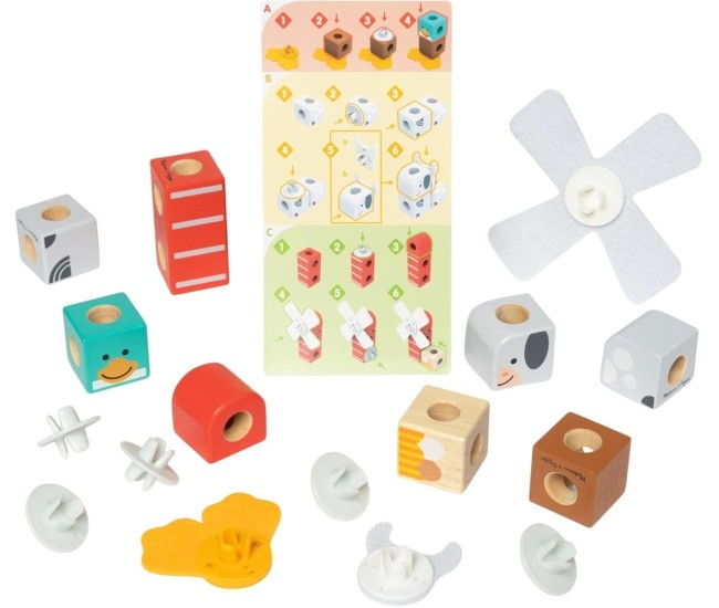 Melissa and doug set de constructie prietenii de la ferma