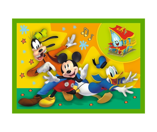 Puzzle trefl 4in1 mickey mouse si prietenii Puzzle trefl 4in1 mickey mouse si prietenii