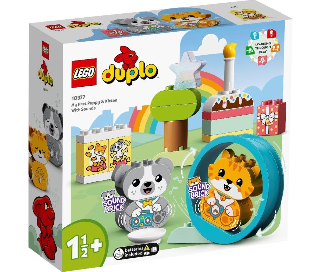 Lego duplo primul meu catelus si primul meu pisoi cu sunete 10977 Lego duplo primul meu catelus si primul meu pisoi cu sunete 10977