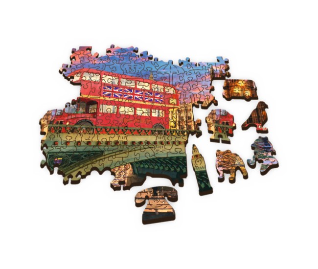 Puzzle trefl din lemn 500+1 obictivele turistice din londra Puzzle trefl din lemn 500+1 obictivele turistice din londra