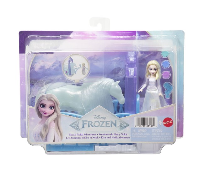 Disney frozen set de joaca aventurile lui elsa si nokk papusa si accesorii